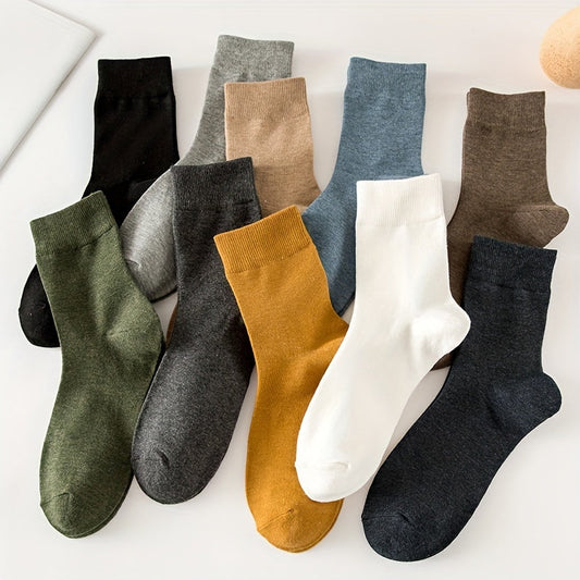 10 Kleurrijke Herensokken Set - Comfort & Stijl