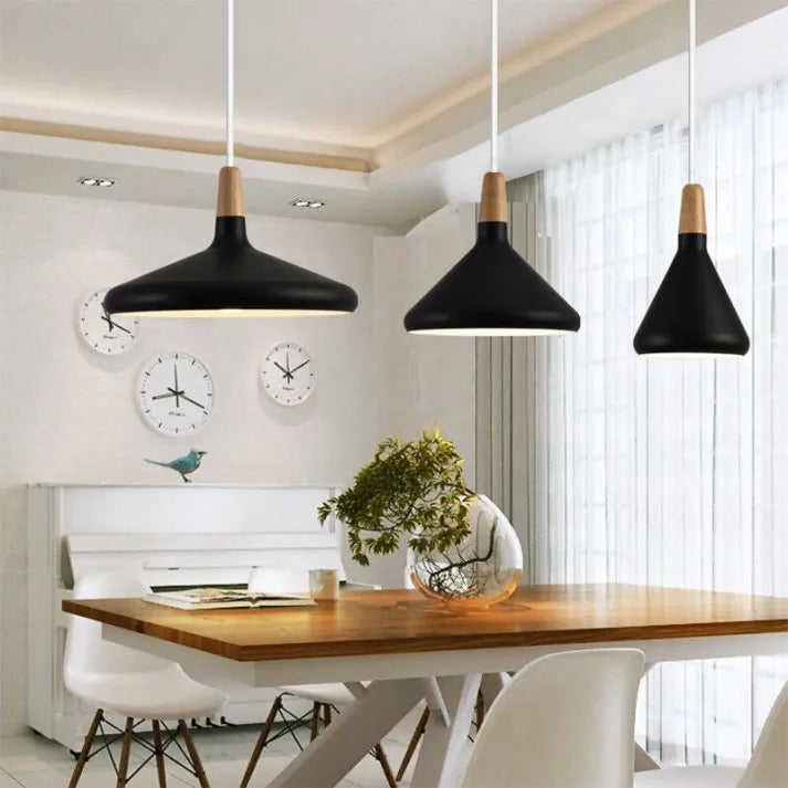 Macaron - Conische Metalen Hanglamp voor Stijlvolle Verlichting