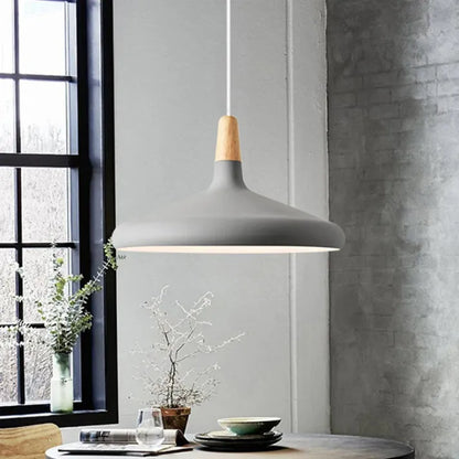 Macaron - Conische Metalen Hanglamp voor Stijlvolle Verlichting