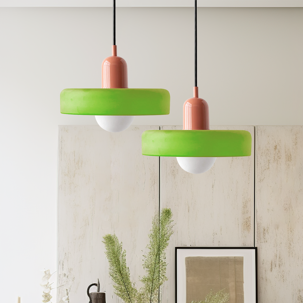 Bauhaus Hanglamp – Gekleurd Glas Stijlvol Design