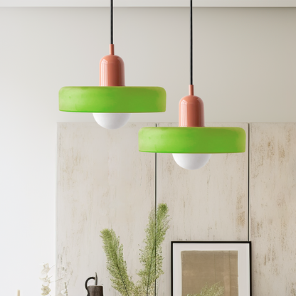 Bauhaus Hanglamp – Gekleurd Glas Stijlvol Design