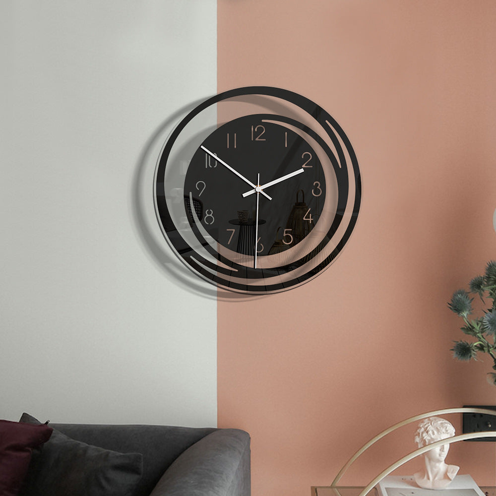 Reloj de pared silencioso y elegante de Seattle