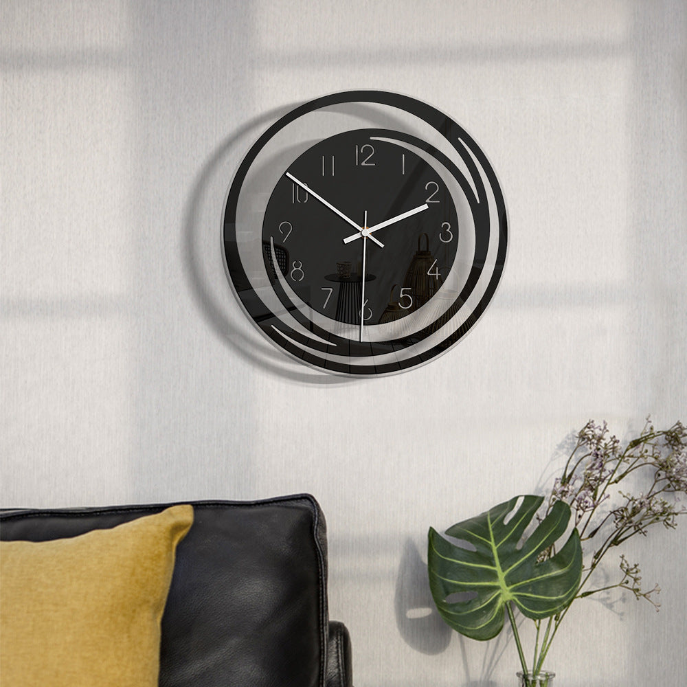 Reloj de pared silencioso y elegante de Seattle