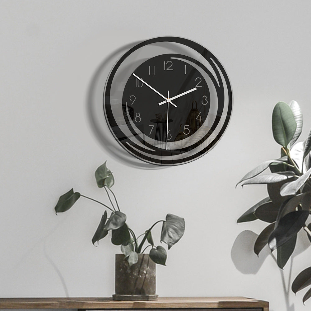 Reloj de pared silencioso y elegante de Seattle