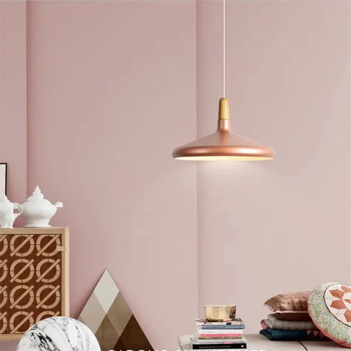 Macaron - Conische Metalen Hanglamp voor Stijlvolle Verlichting