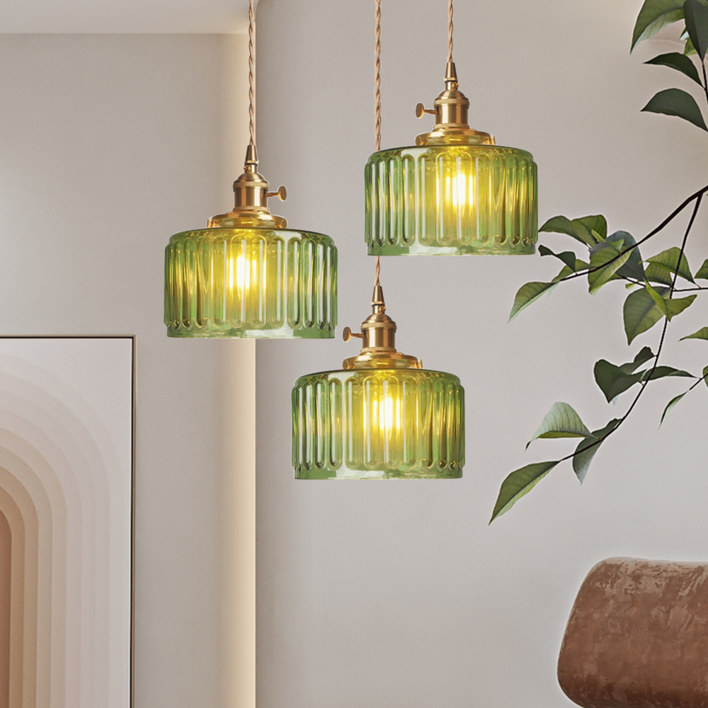 CrystalElegance™ – Lampe suspendue vintage en cristal