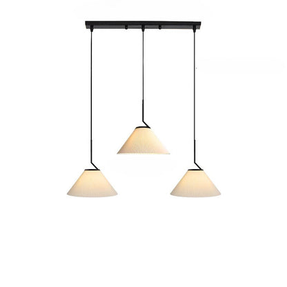 CremeNord - Elegante Geplooide Hanglamp voor een Warme Sfeer