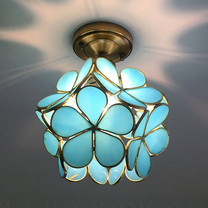 FloraGlow - Plafondlamp met Elegante Bloemmotieven