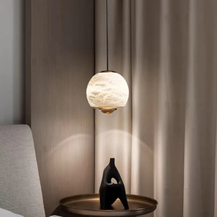 LumiereNordique - Luster van Marmer en Alabaster voor Luxe Verlichting