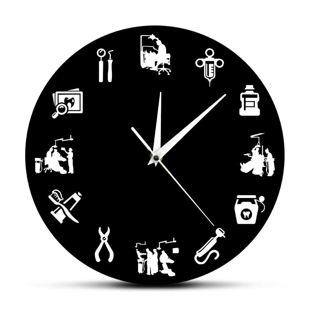 Horloge murale élégante lavande pour les cabinets