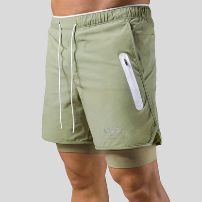 2-in-1 Sportbroek Heren Workout Essentials