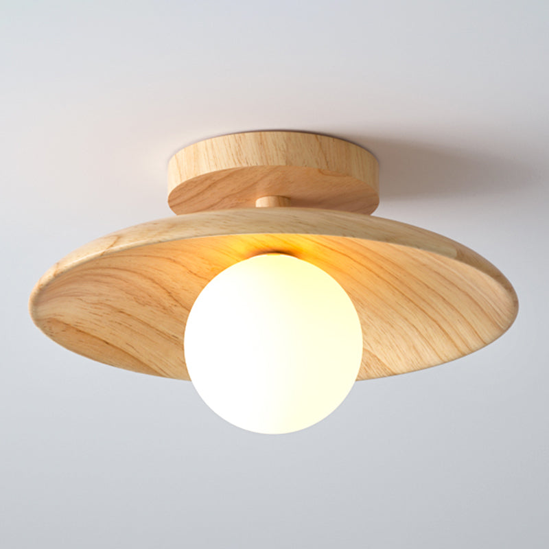 NatureGlow - Design Plafondlamp van Hoogwaardig Hout