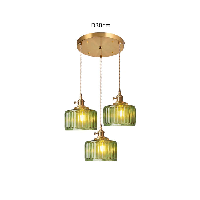 CrystalElegance™ – Lampe suspendue vintage en cristal