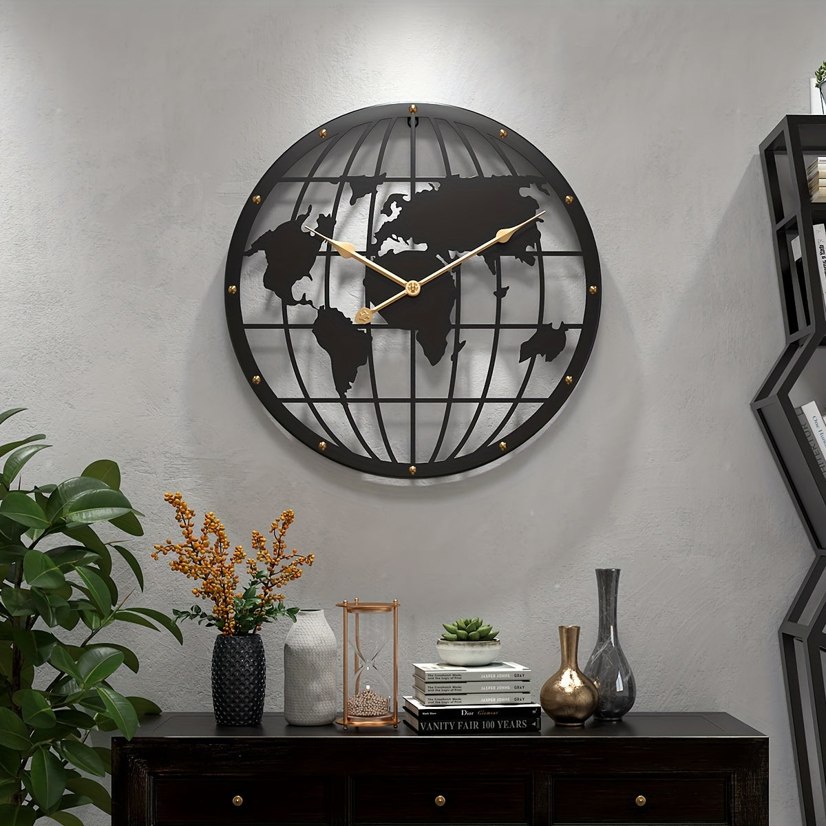 Calme el elegante reloj de pared para un interior moderno