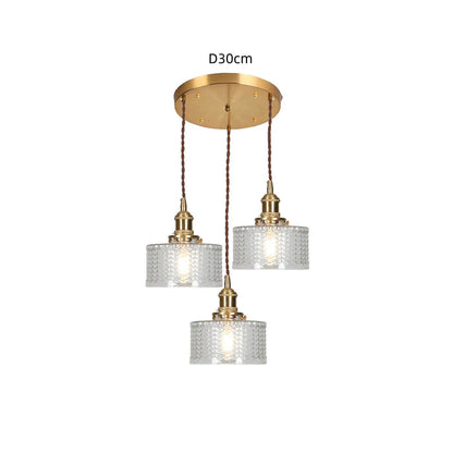 CrystalElegance™ – Lampe suspendue vintage en cristal