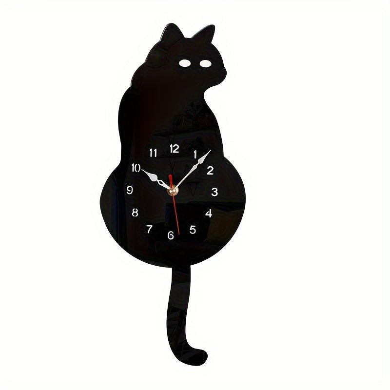 Horloge murale chat ludique Chroma pour la maison