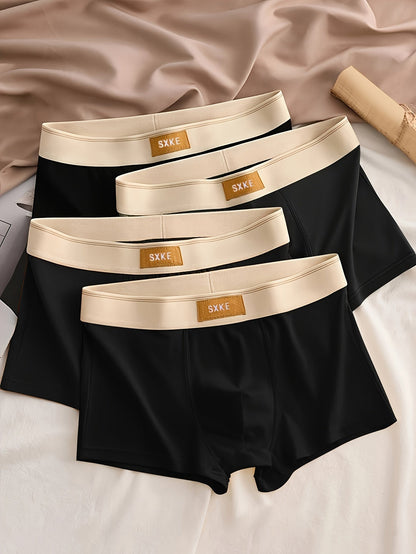 4-Pack Comfortabele Heren Boxershorts met Stretch