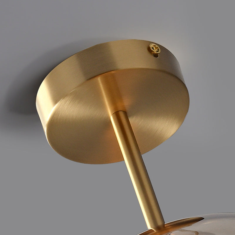 Goldenova - Elegante Ronde Plafondlamp in Zwart en Goud