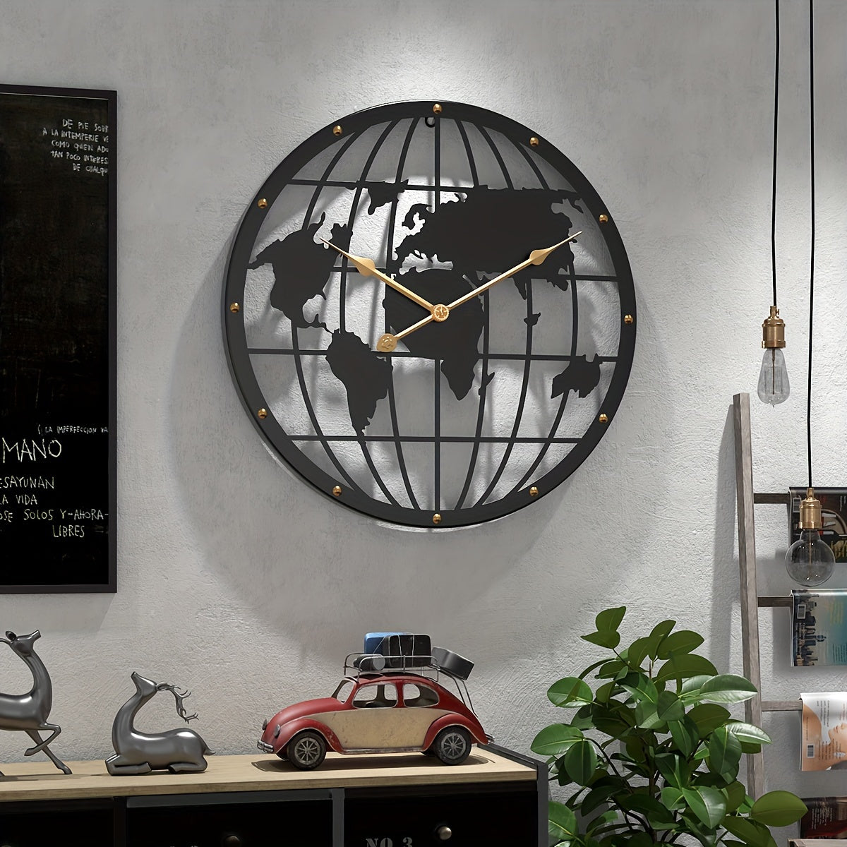 Calme el elegante reloj de pared para un interior moderno