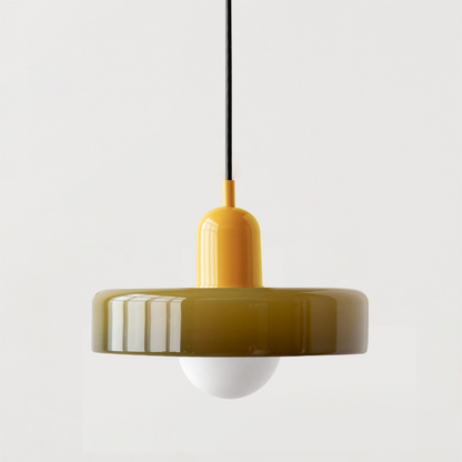 Bauhaus Hanglamp – Gekleurd Glas Stijlvol Design