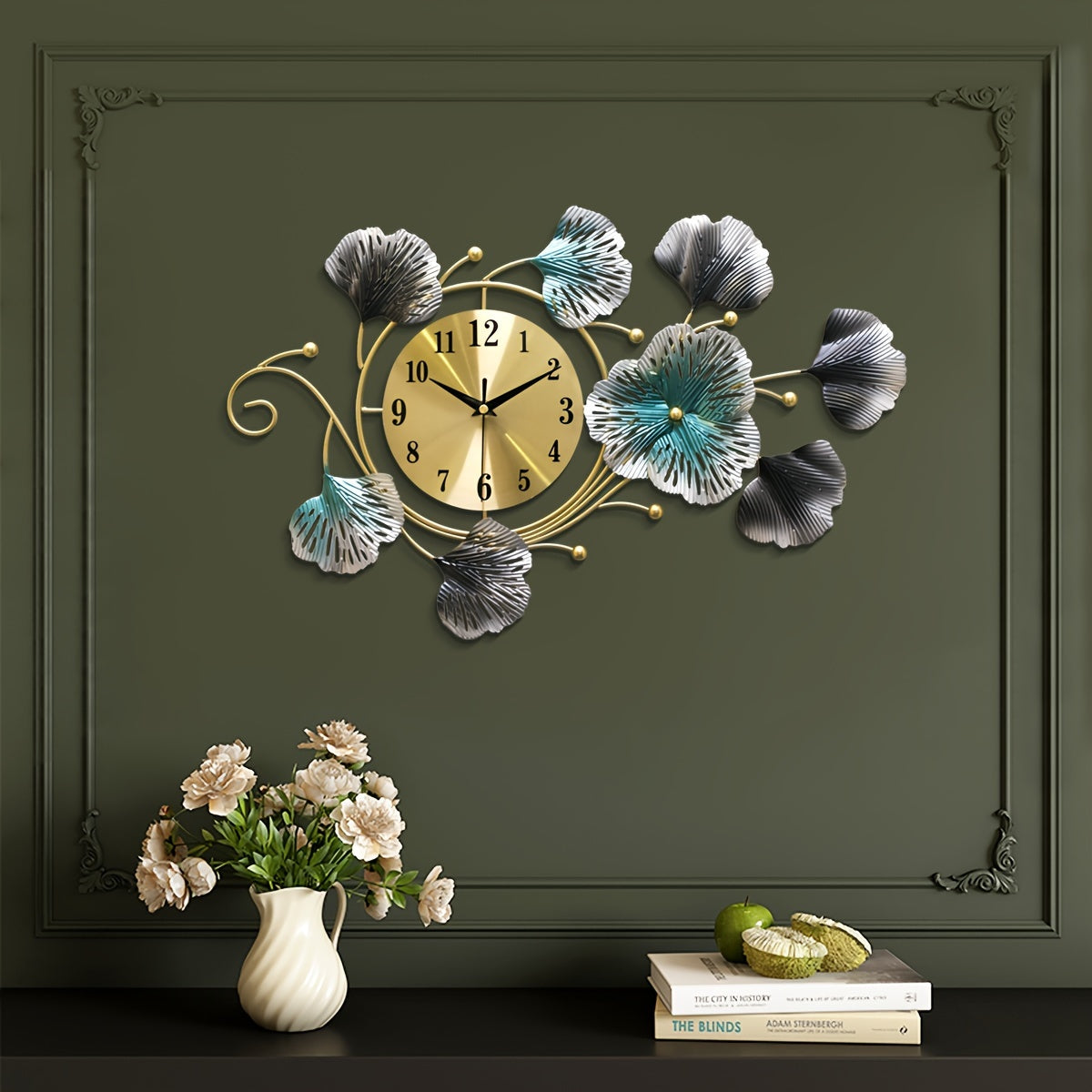 Edwardian Moderne Metalen Wanddecoratie