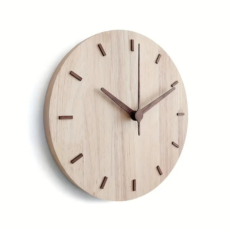 Reloj de pared minimalista elegante de zafiro