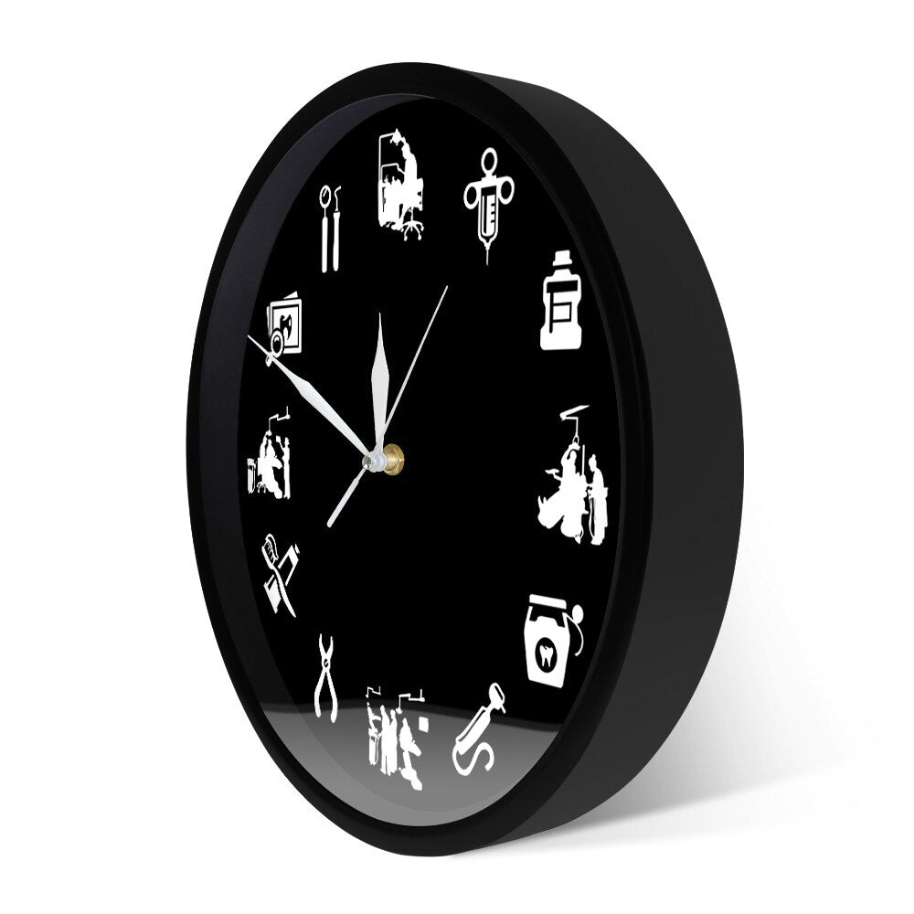 Horloge murale élégante lavande pour les cabinets