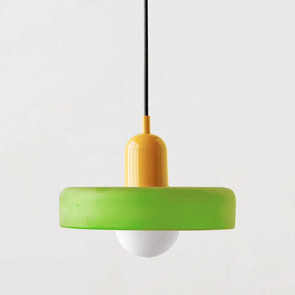 Bauhaus Hanglamp – Gekleurd Glas Stijlvol Design