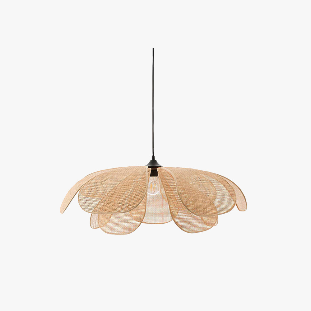 NaturelChic - Rieten Hanglamp voor Natuurlijke Slaapkamerstijl