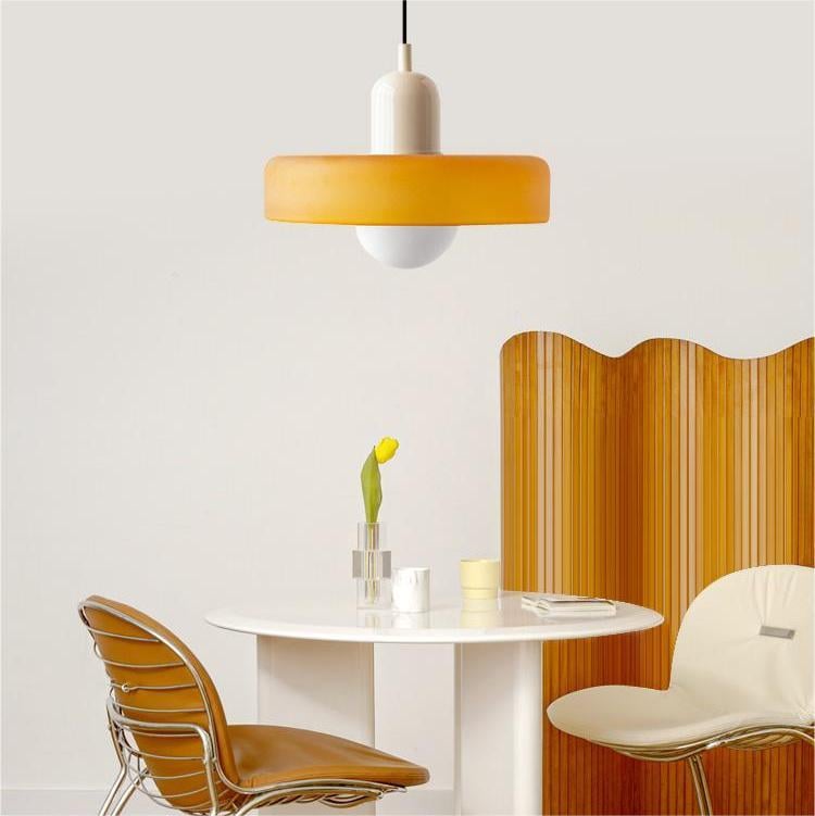 Bauhaus Hanglamp – Gekleurd Glas Stijlvol Design