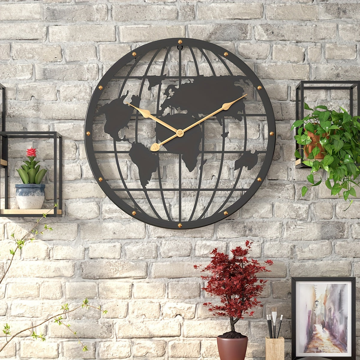 Calme el elegante reloj de pared para un interior moderno