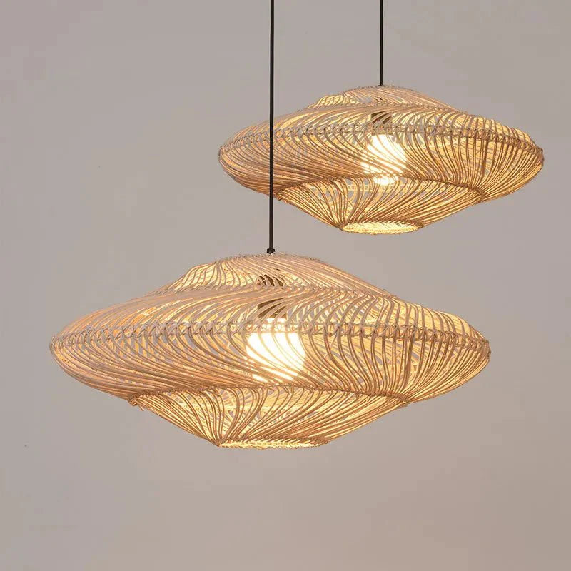 Radiar - Vintage Rotan Hanglamp | Stijlvolle Natuurlijke Verlichting