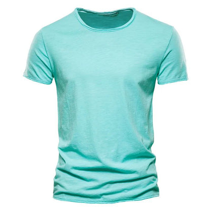 Ademend Katoenen Heren Zomer T-shirt