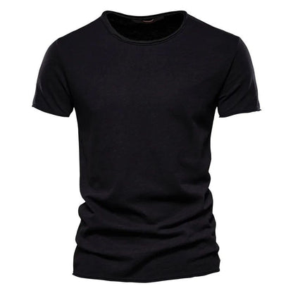Ademend Katoenen Heren Zomer T-shirt