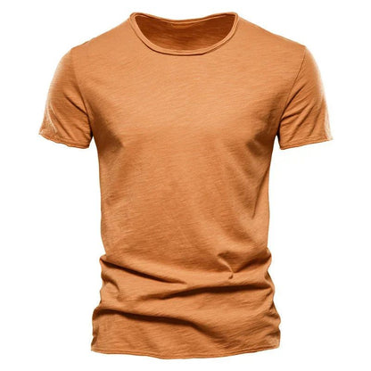 Ademend Katoenen Heren Zomer T-shirt