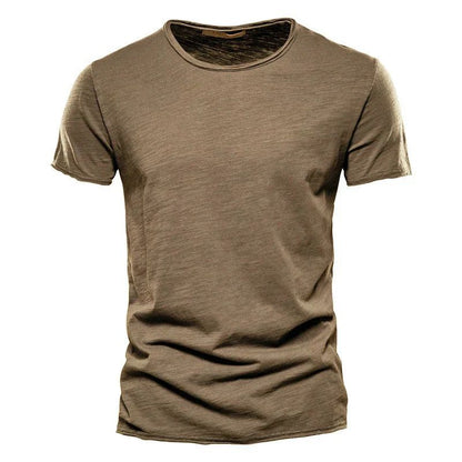 Ademend Katoenen Heren Zomer T-shirt