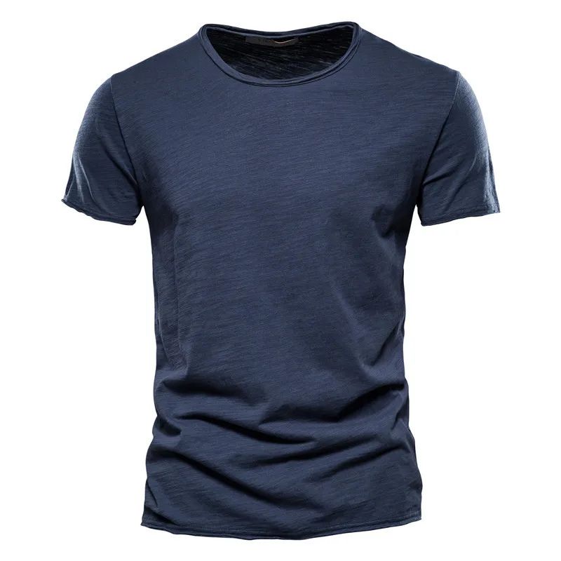 Ademend Katoenen Heren Zomer T-shirt