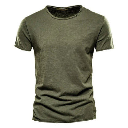 Ademend Katoenen Heren Zomer T-shirt