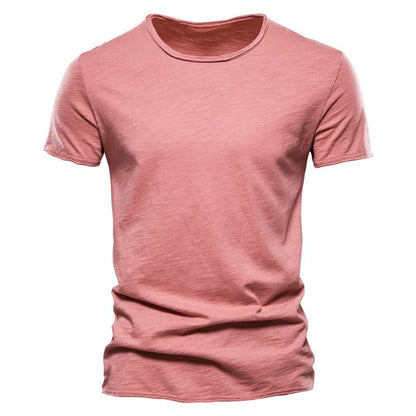 Ademend Katoenen Heren Zomer T-shirt