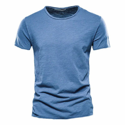 Ademend Katoenen Heren Zomer T-shirt