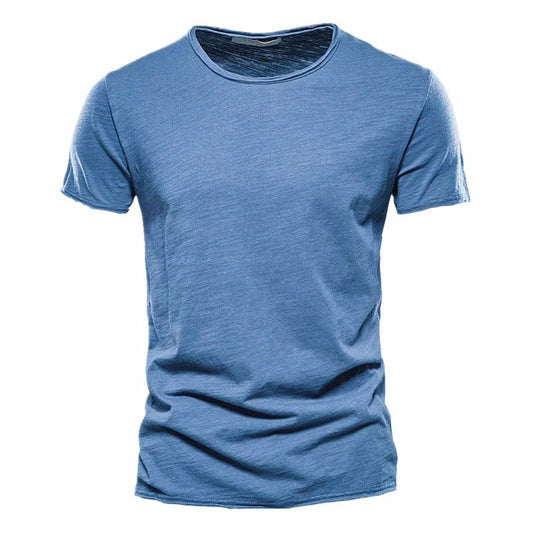 Ademend Katoenen Heren Zomer T-shirt