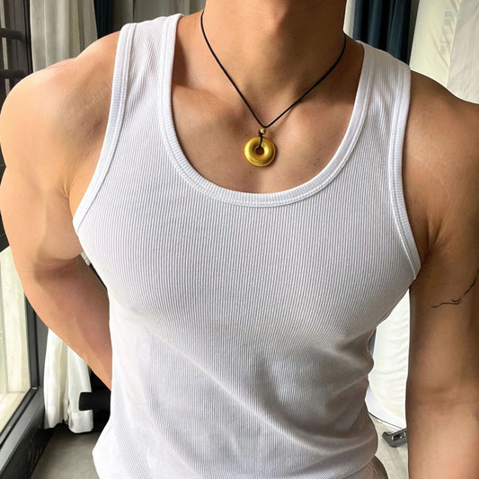 Ademende Heren Zomer Tanktop Comfort