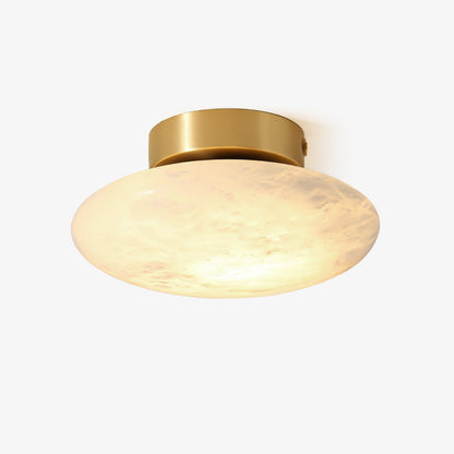 OvaleLuxe - Alabaster Wandlamp voor Elegante en Sfeervolle Verlichting