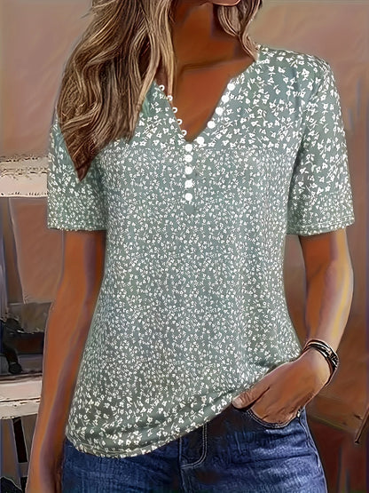 Alaia Zomertop V-hals Korte Mouwen