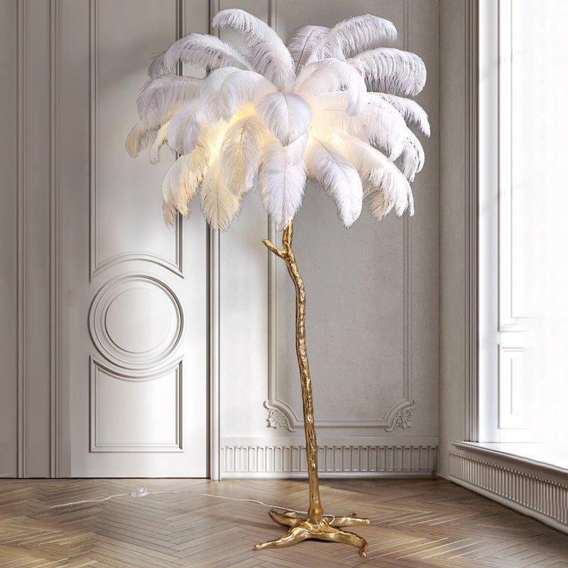 Anaëlle Luxe Pluizige Vloerlamp - LED Verlichting