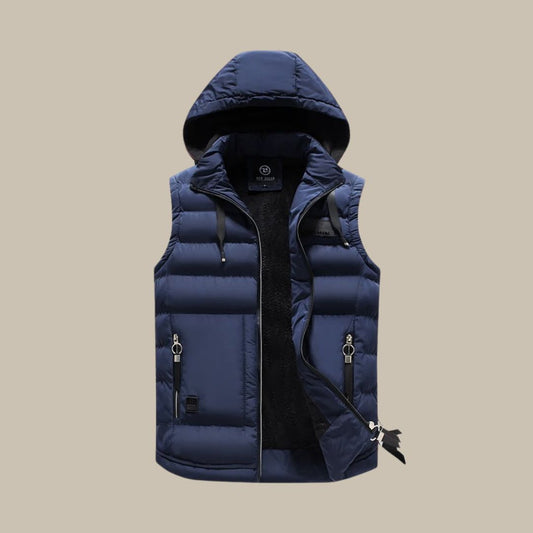 Anton - Heren Bodywarmer met Capuchon
