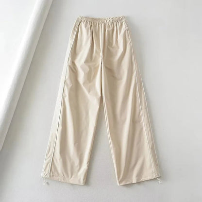 Baggy Cargo Broek met Trekkoord Taille