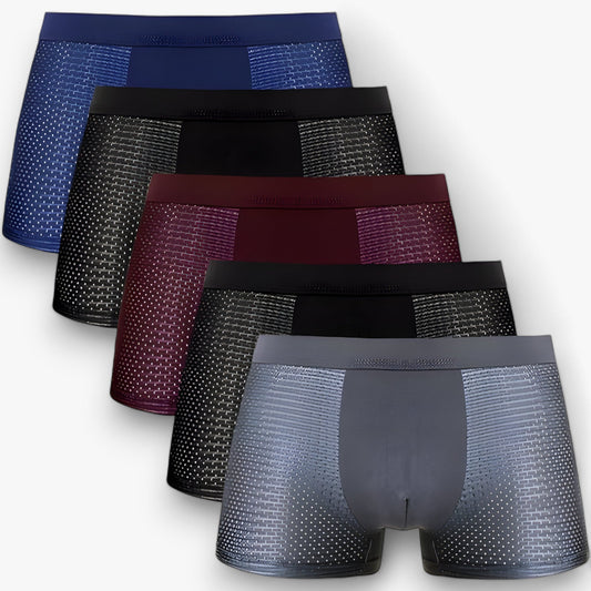 Bamboe Heren Boxers met Zijdezachte Ventilatie