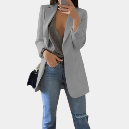 Bea Elegante Lange Damesblazer