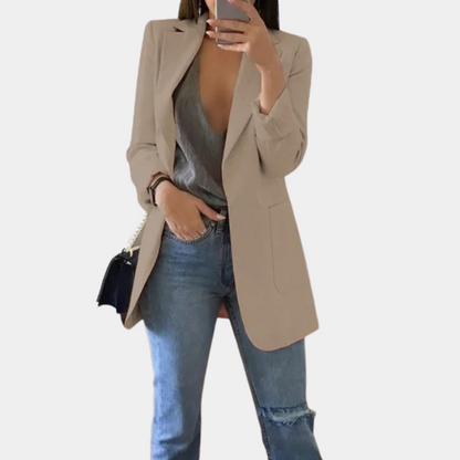 Bea Elegante Lange Damesblazer
